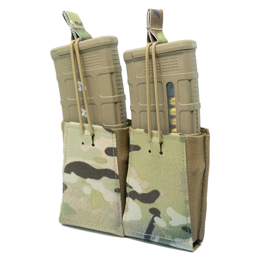 DOUBLE RIFLE MAGAZINE POUCH - BUNGEE RETENTION
