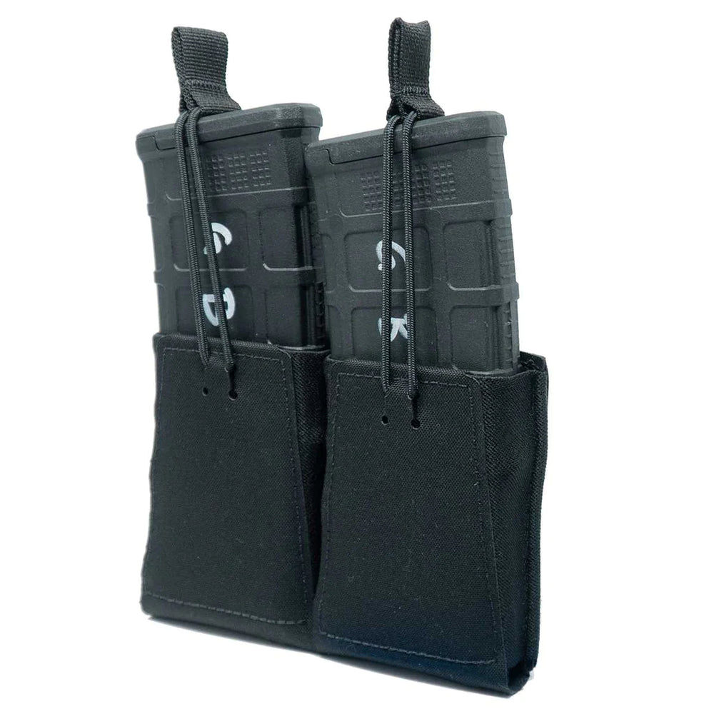 DOUBLE RIFLE MAGAZINE POUCH - BUNGEE RETENTION