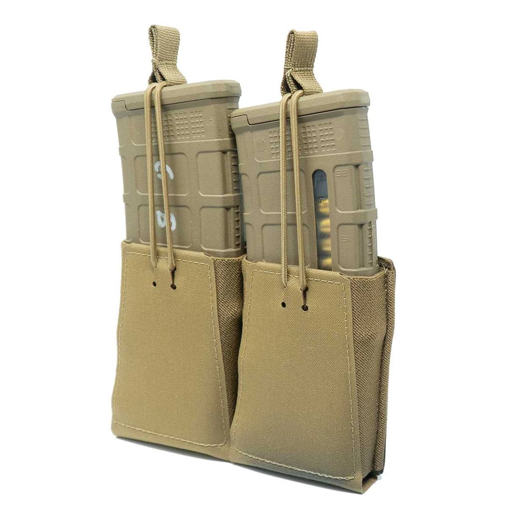 DOUBLE RIFLE MAGAZINE POUCH - BUNGEE RETENTION