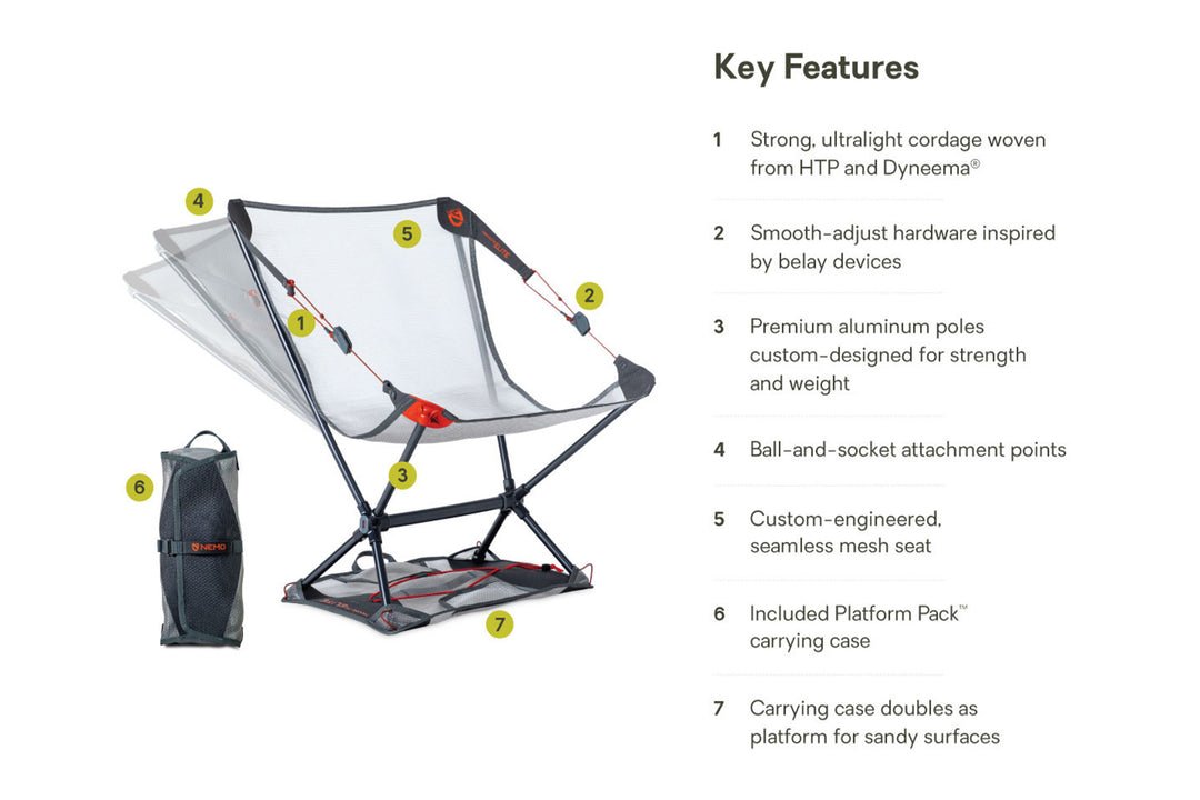 MOONLITE™ ELITE RECLINING BACKPACKING CHAIR