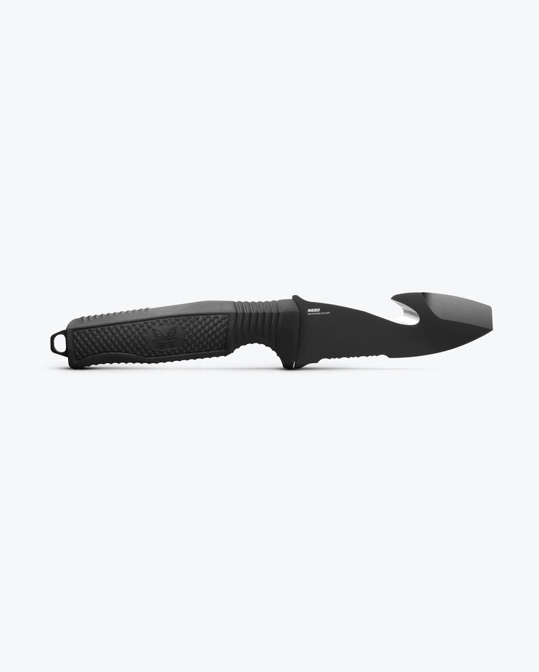 BENCHMADE KNIFE COMPANY - H20 FIXED DIVE KNIFE | BLACK SANTOPRENE - GSS Gear FWB