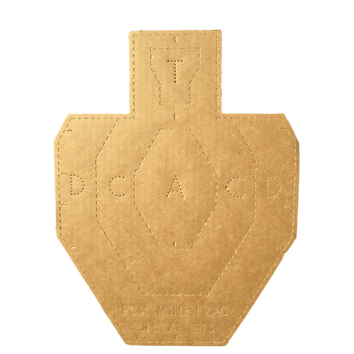 CHL TARGETS - PCSL MINI PRACTICAL TARGET, ½ SCALE - GSS Gear FWB