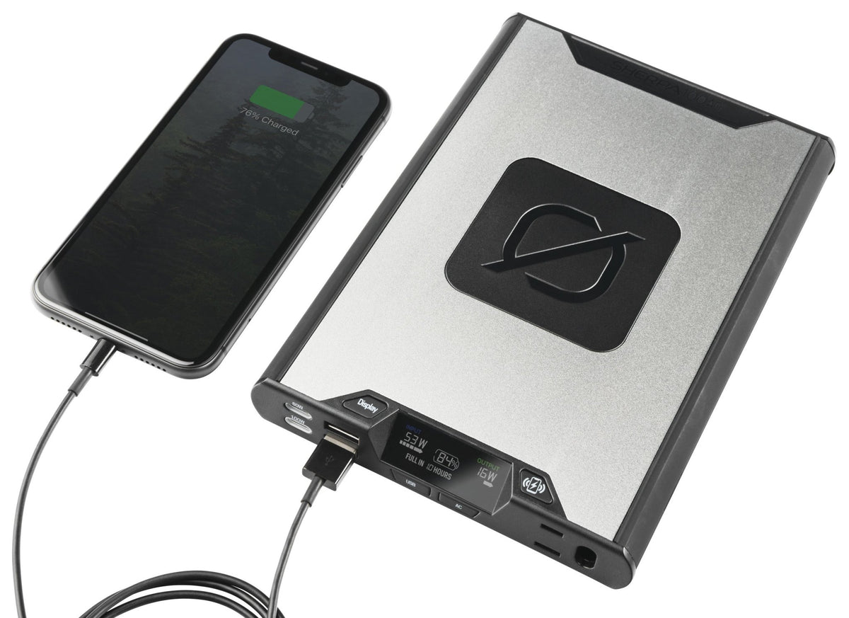 Goal Zero - NEW SHERPA 100AC POWER BANK - GSS Gear FWB