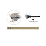 BOOGIE SPORT HYBRID GOGGLE REPLACEMENT STRAP [15MM / TAN 499]