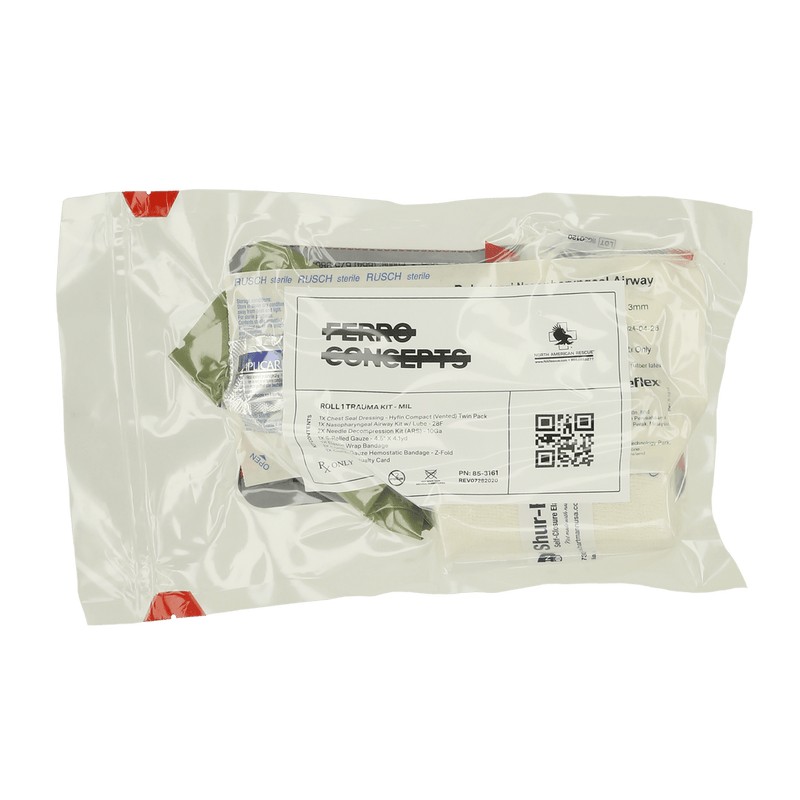 ROLL 1 TRAUMA KIT - MILITARY