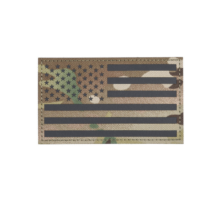 AMERICAN IR FLAG SHOULDER PATCH [2.25" X 3.5"]