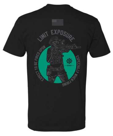 LIMIT EXPOSURE TEAL MOON TEE