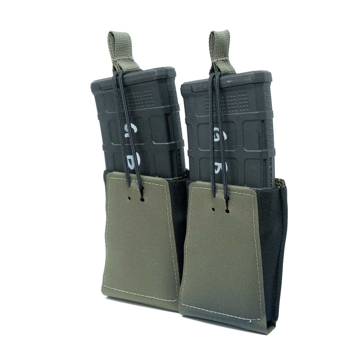 DOUBLE RIFLE MAGAZINE POUCH - BUNGEE RETENTION
