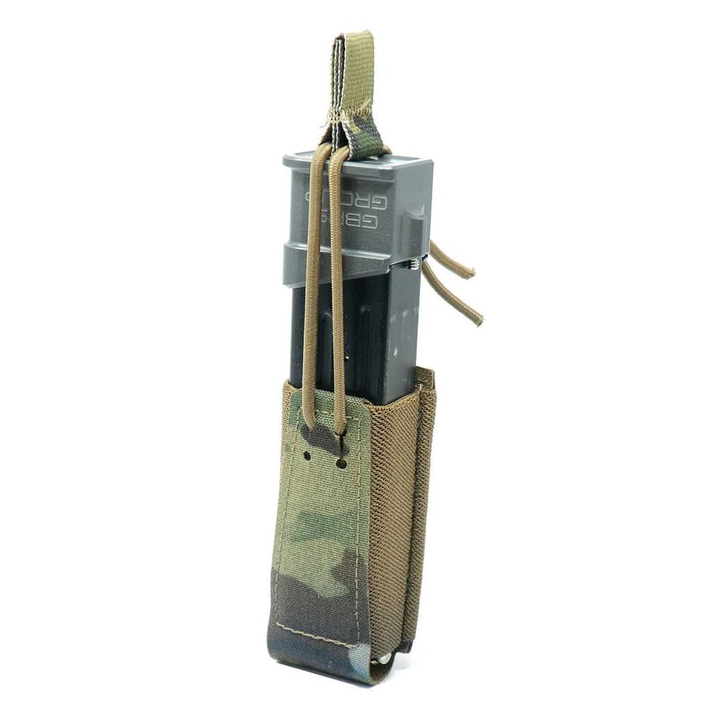 SINGLE PISTOL MAGAZINE POUCH - BUNGEE RETENTION