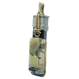 SINGLE PISTOL MAGAZINE POUCH - BUNGEE RETENTION