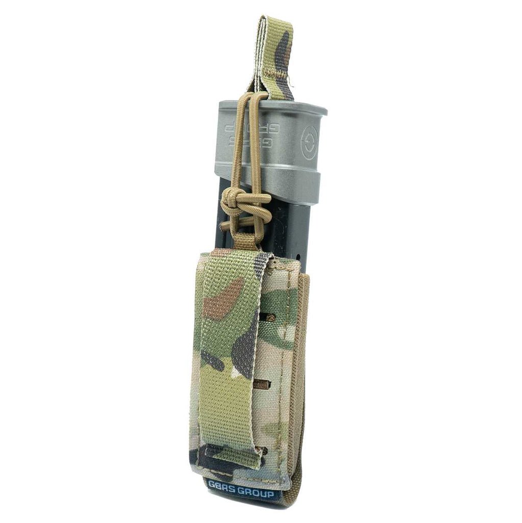 SINGLE PISTOL MAGAZINE POUCH - BUNGEE RETENTION