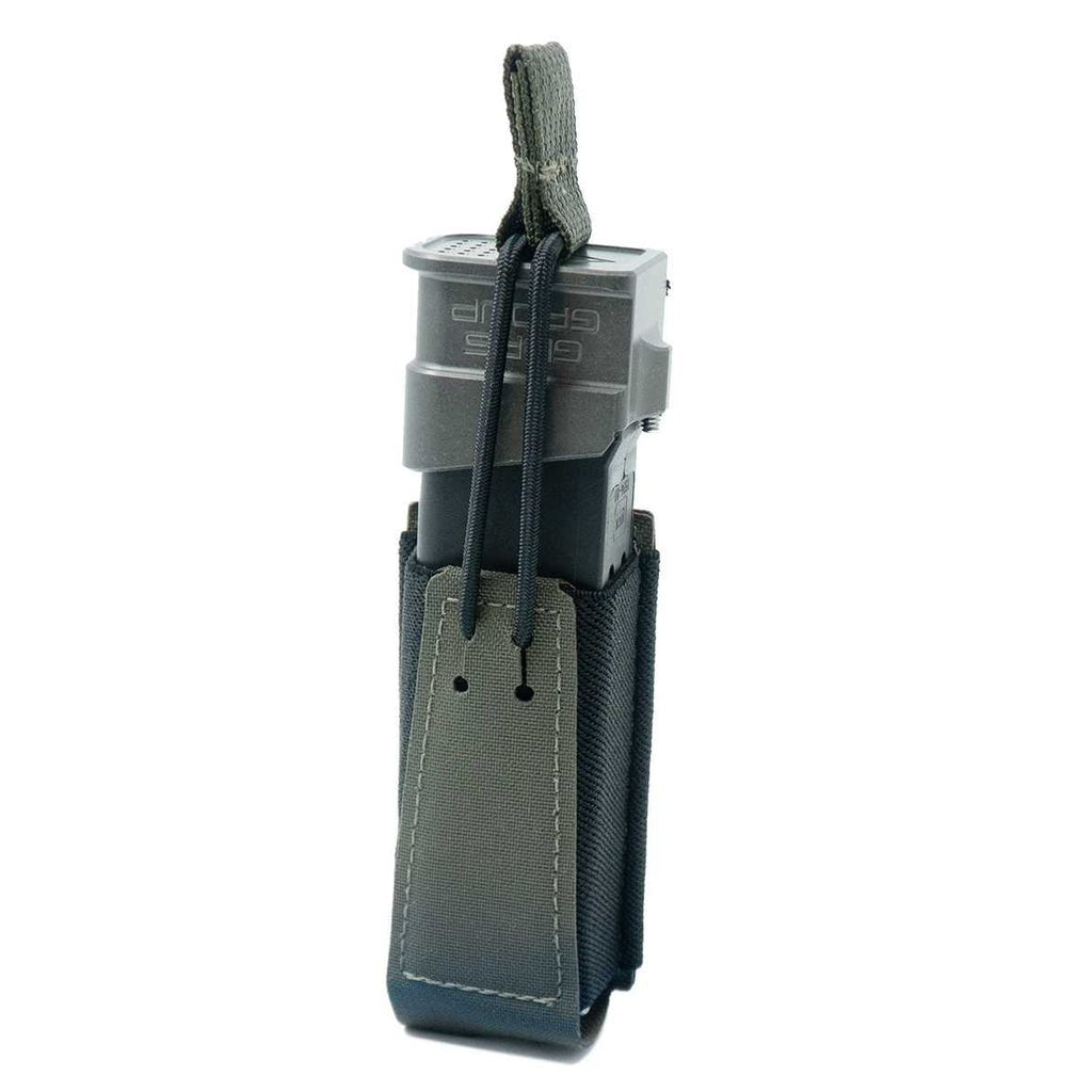 SINGLE PISTOL MAGAZINE POUCH - BUNGEE RETENTION
