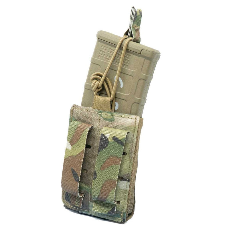 SINGLE RIFLE MAGAZINE POUCH - BUNGEE RETENTION [5.56 // 7.62]