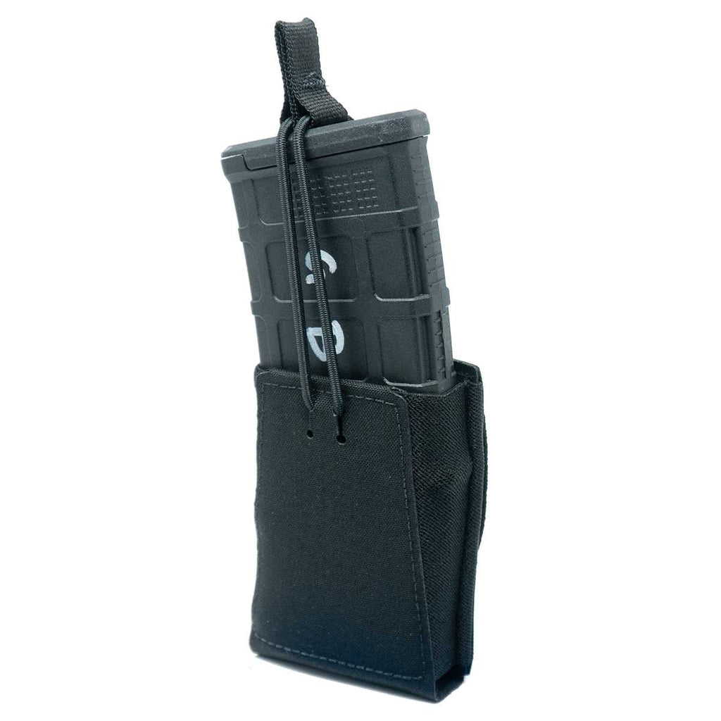 SINGLE RIFLE MAGAZINE POUCH - BUNGEE RETENTION [5.56 // 7.62]