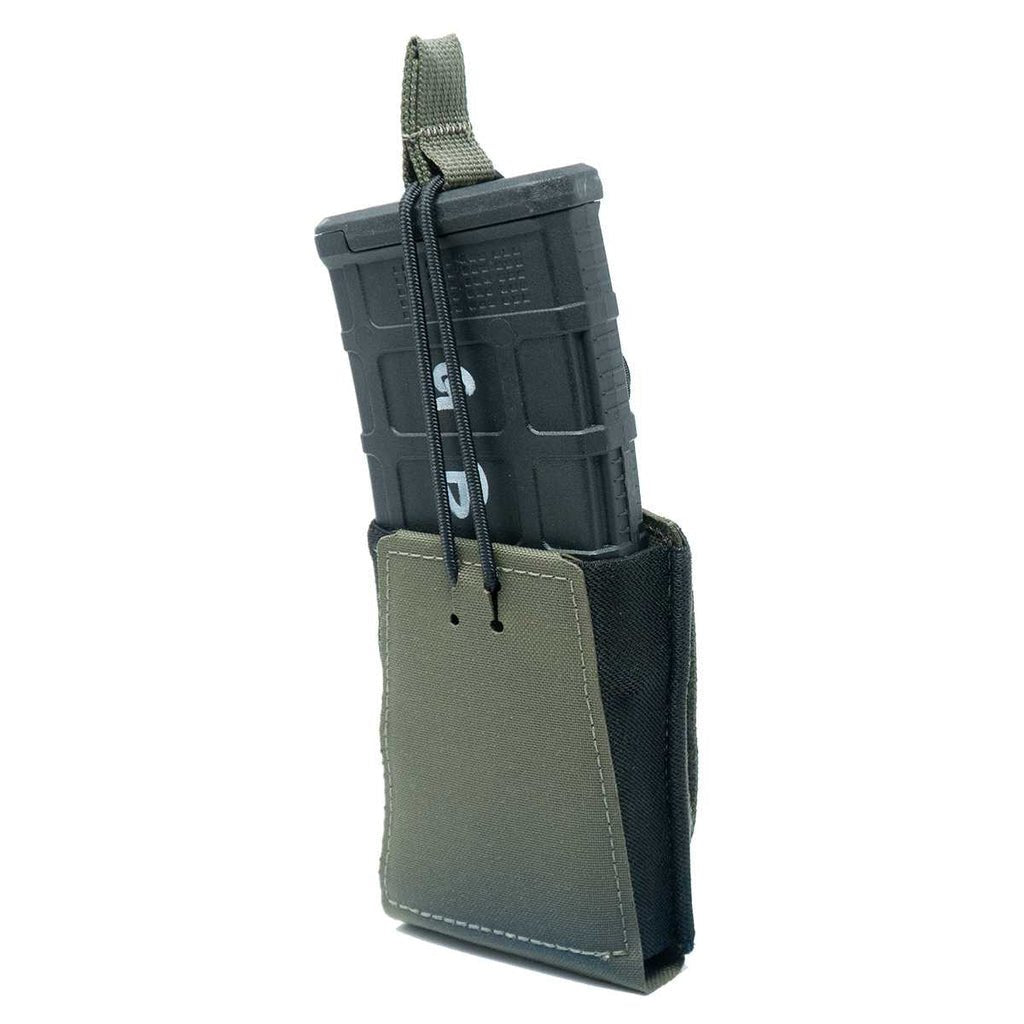 SINGLE RIFLE MAGAZINE POUCH - BUNGEE RETENTION [5.56 // 7.62]
