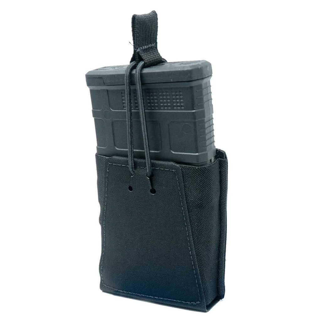 SINGLE RIFLE MAGAZINE POUCH - BUNGEE RETENTION [5.56 // 7.62]