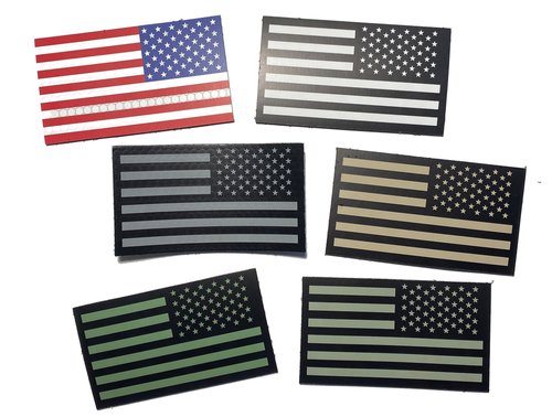 AMERICAN FLAG IR REFLECTIVE PATCHES