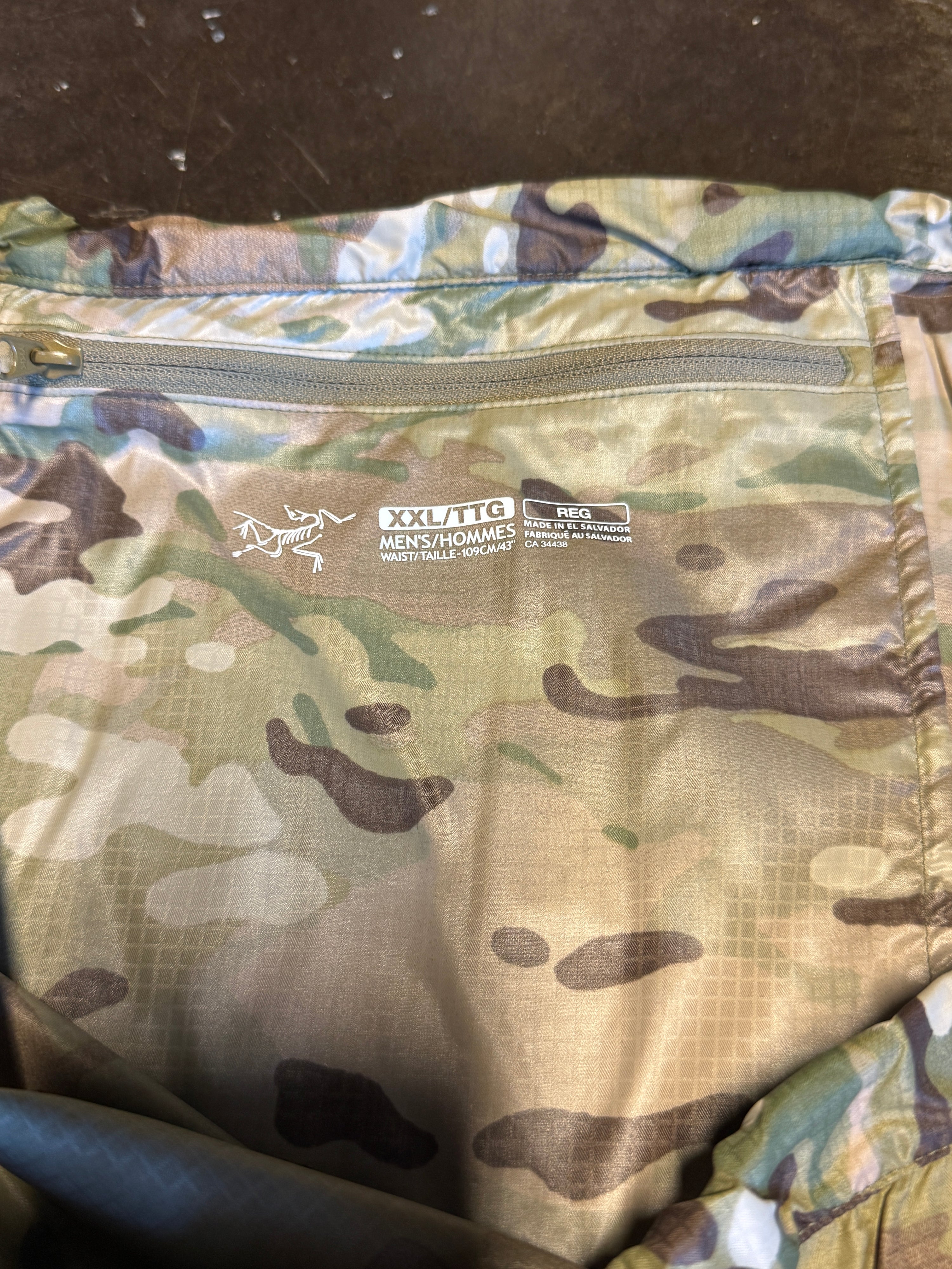 ARC'TERYX LEAF WRAITH PANT COLOR: MULTICAM, SIZE:XXL