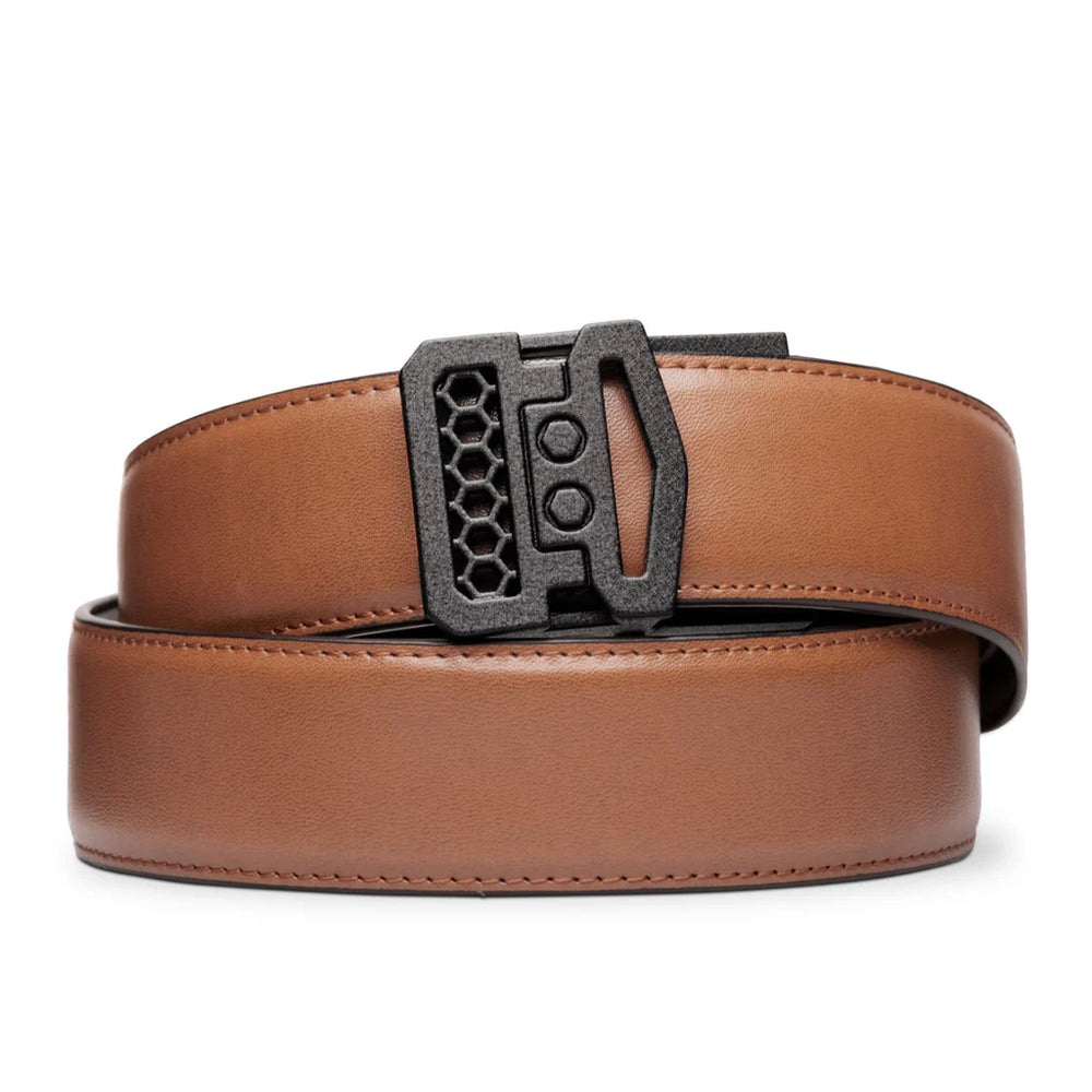 X10 BUCKLE - LEATHER GUN BELT 1.5"