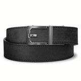 X3 GUNMETAL BUCKLE - LEATHER GUN BELT
