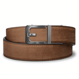 X3 GUNMETAL BUCKLE - LEATHER GUN BELT