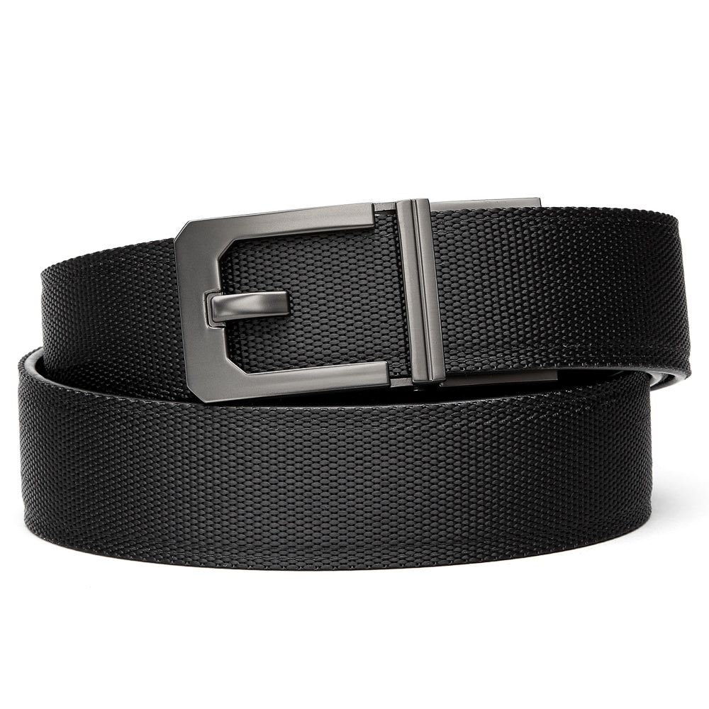 X3 GUNMETAL BUCKLE - TACTICAL NYLON GUN BELT 1.5"