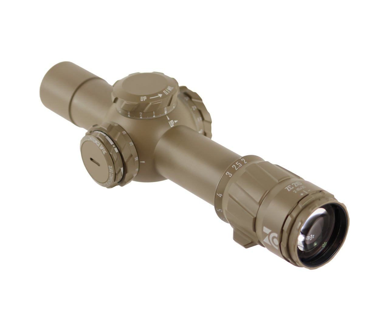 Zero Compromise Optic: ZC210 2-10x30, FDE