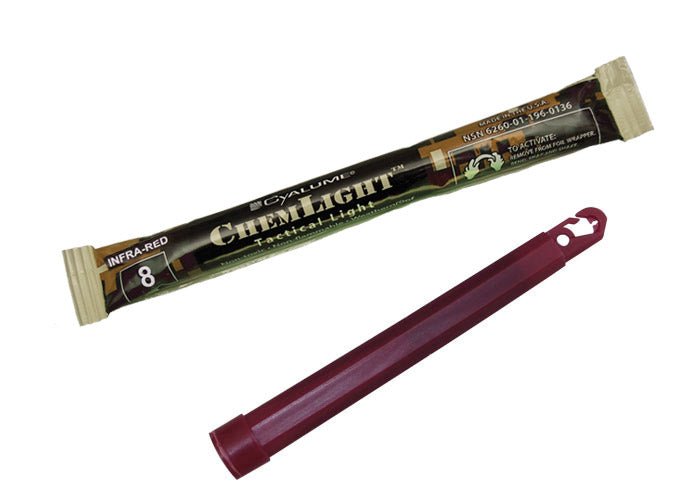 6" INFRARED CHEMLIGHT 8 HR LIGHTSTICKS [PACK OF 10]