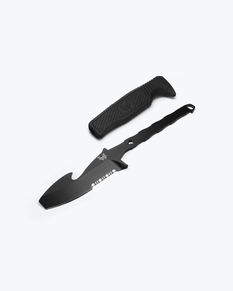 BENCHMADE KNIFE COMPANY - H20 FIXED DIVE KNIFE | BLACK SANTOPRENE - GSS Gear FWB