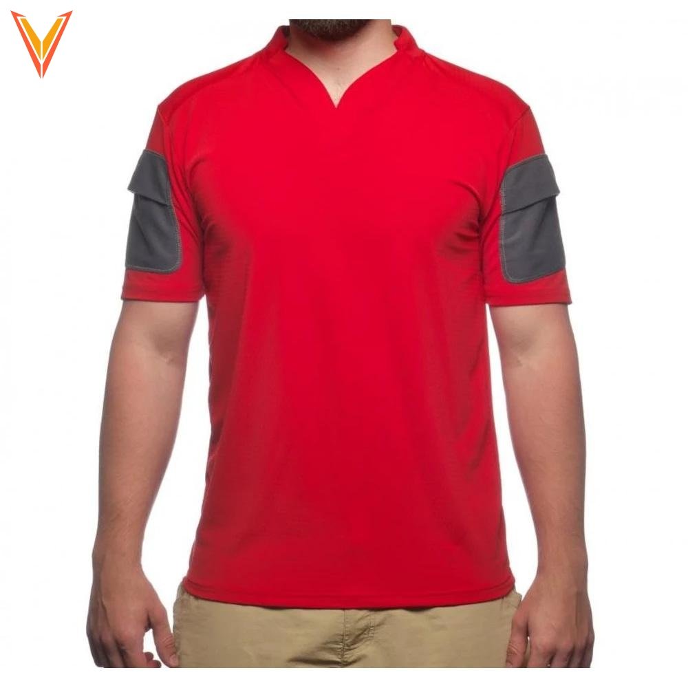 VELOCITY SYSTEMS/MAYFLOWER R-C - BOSS RUGBY SHORT SLEEVE SHIRT W