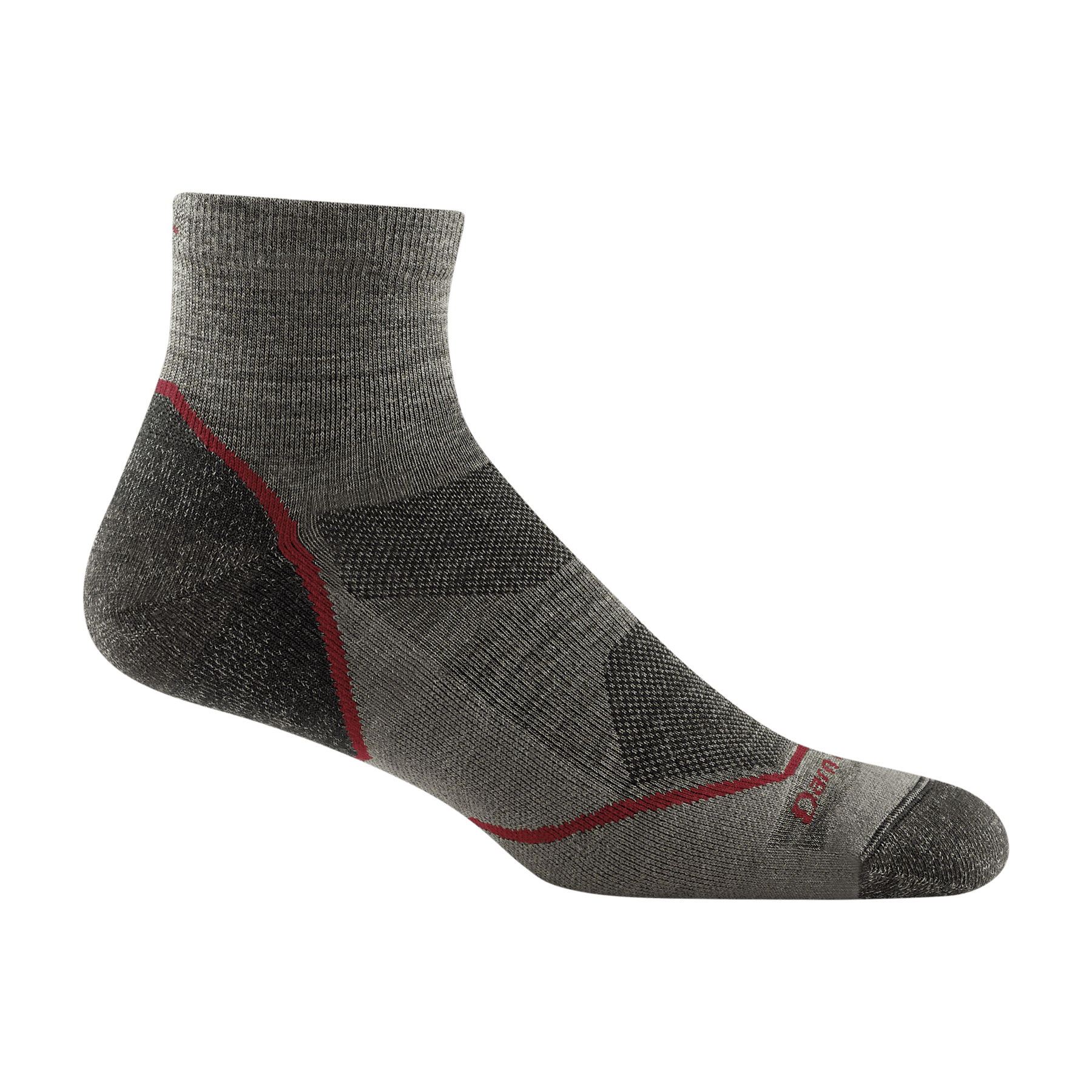 DARN TOUGH / CABOT HOSIERY - MEN'S LIGHT HIKER QUARTER LIGHTWEIGHT HIKING SOCKS - GSS Gear FWB