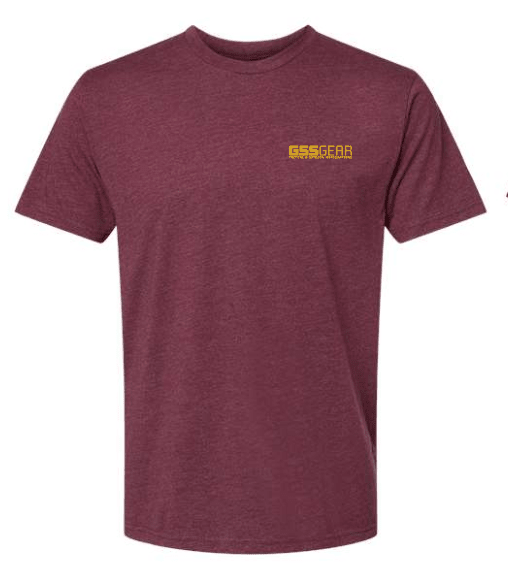 GSS Gear FWB - LIMIT EXPOSURE TEE [MAROON] - GSS Gear FWB