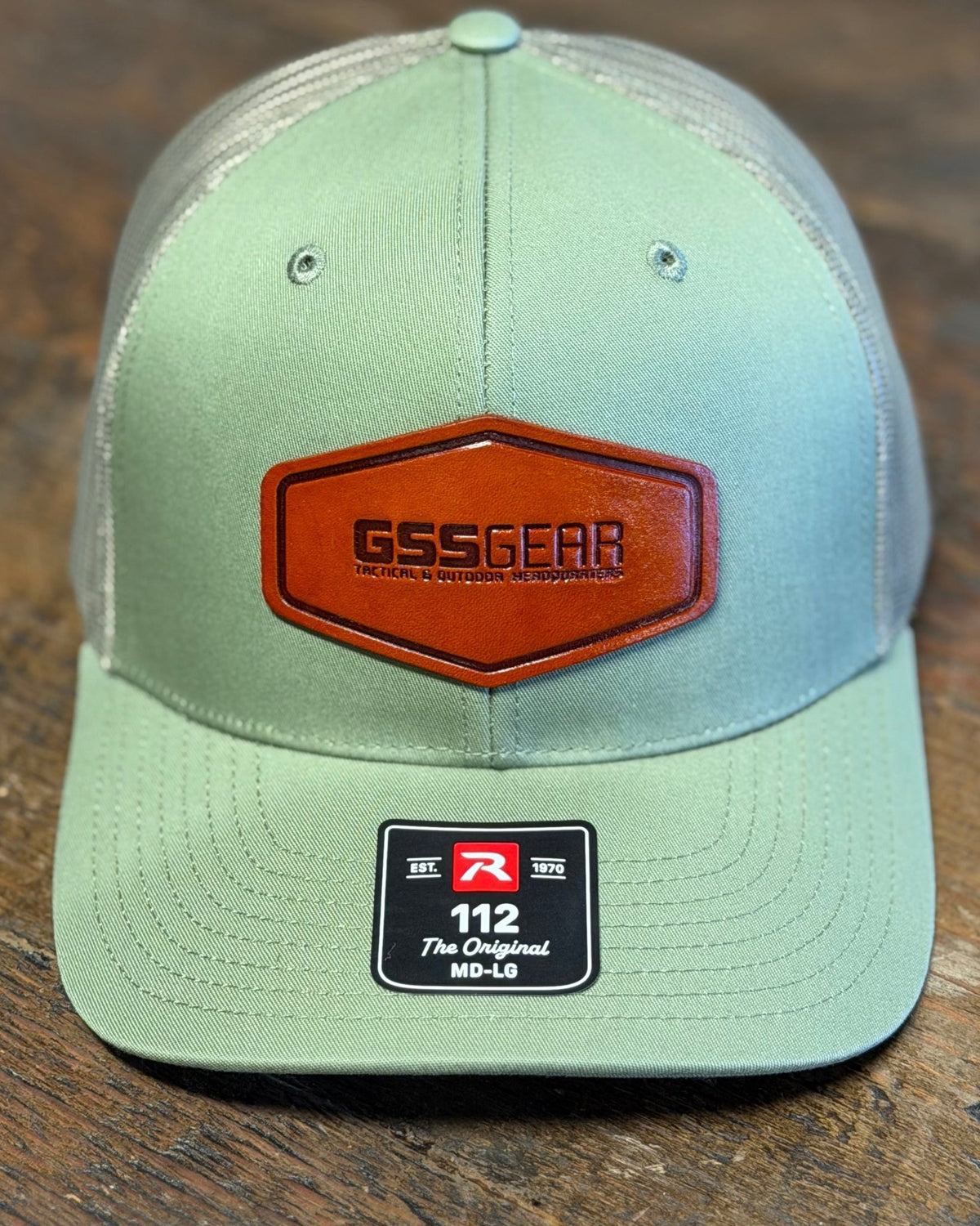 GSS GEAR - GSS Leather Patch Hat - Green - GSS Gear FWB