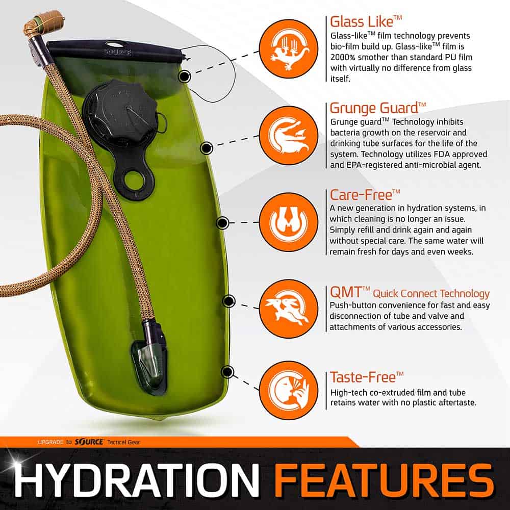 WXP HYDRATION BLADDER | MILITARY HYDRATION BLADDER | 2L (70OZ.)