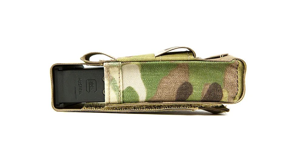 FLAPPED SINGLE PISTOL MAG POUCH