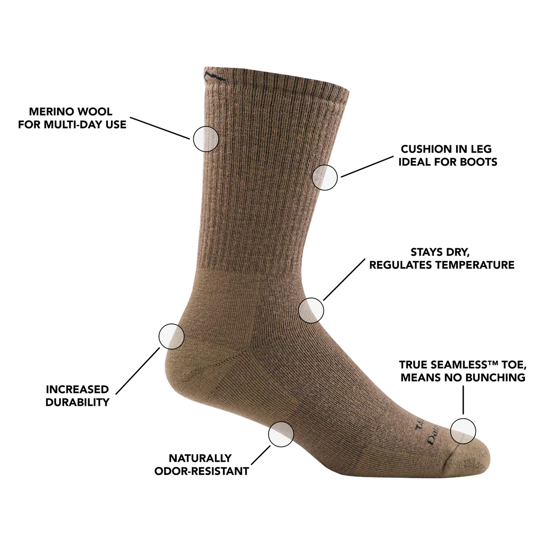 T4033 - BOOT HEAVYWEIGHT TACTICAL SOCK W/ FULL CUSHION