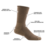 T4033 - BOOT HEAVYWEIGHT TACTICAL SOCK WITH FULL CUSHION