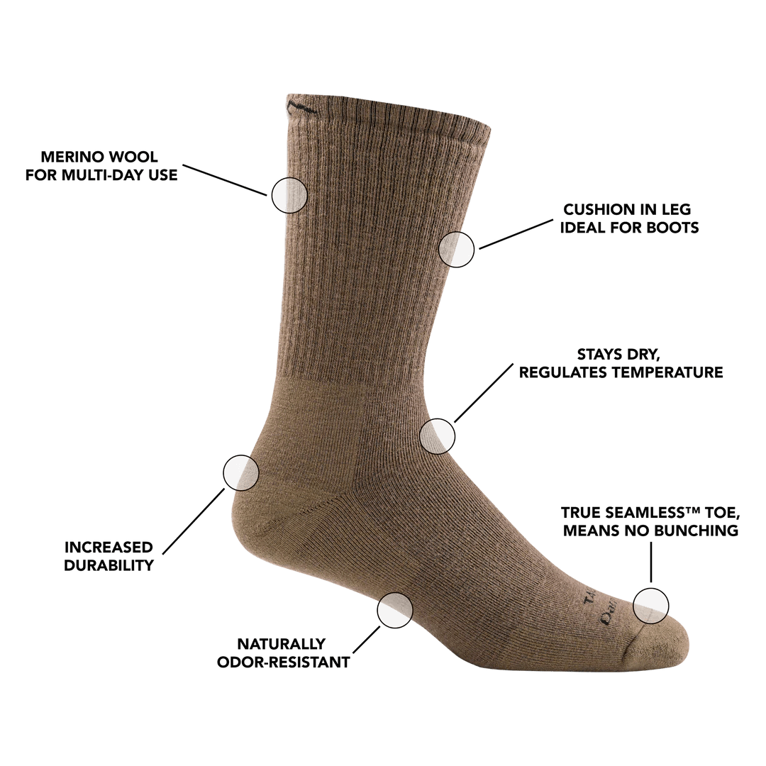 T4033 - BOOT HEAVYWEIGHT TACTICAL SOCK WITH FULL CUSHION