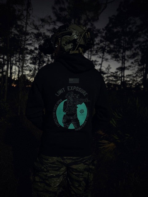 LIMIT EXPOSURE TEAL MOON HOODY