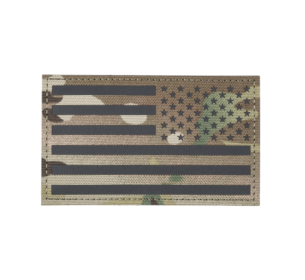 AMERICAN IR FLAG SHOULDER PATCH [2.25" X 3.5"]