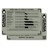 SINGLE WATER DATA CARD (4"x6")
