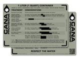 SINGLE WATER DATA CARD (4"x6")