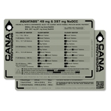 SINGLE WATER DATA CARD (4"x6")